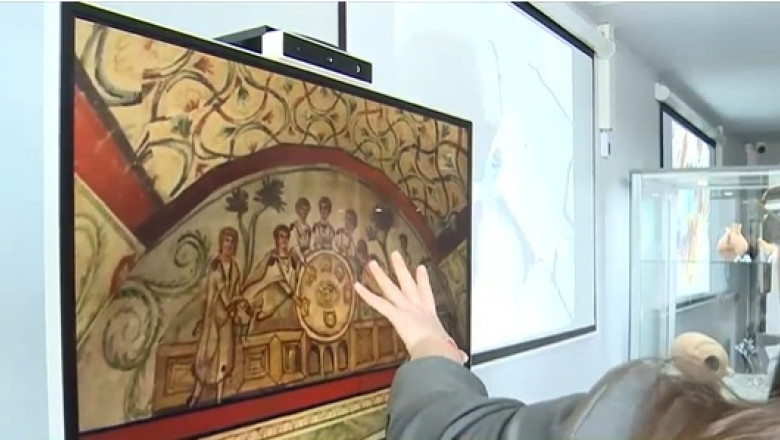 video monument unic descoperit in constanta inclus dupa 37 de ani in circuitul turistic cum arata mormantul pictat hypogeu 67eadb1634029