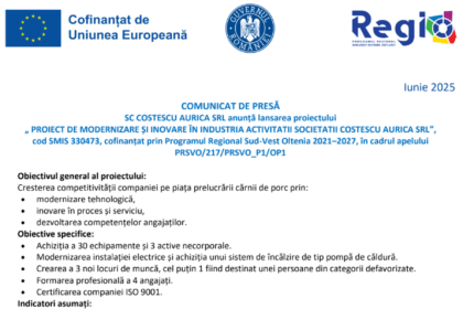 comunicat de presa finalizare proiect cresterea nivelului de digitalizare al activitatii flora farm srl 685c0b96c6145