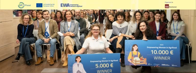 agrifood innovation summit inovatie tehnologie si antreprenoriat feminin au fost acordate cele doua premii ewa 2025 in valoare totala de 15 000 de euro 69259e4e7c270