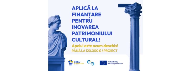 pana la 120 000 e finantare pentru proiecte inovatoare in patrimoniul cultural pana la 60 000 e pentru fiecare imm din proiect prin noul apel cr eu in heritage 69a7fd1cddda3