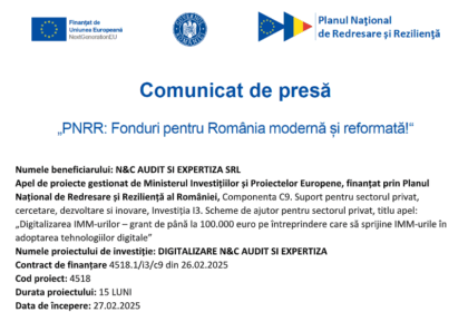 comunicat de presa finalizare proiect digitalizare nc audit si expertiza 69f89e9346903